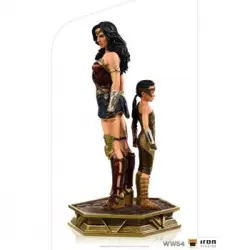 Figura Wonder Woman & Joven Diana Dc Comics Escala 1/10