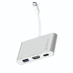 Hub SilverHT Logan 4K+ USB-C 3 en 1