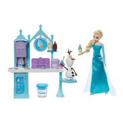Mattel - Muñeca Elsa Con Heladería Disney Frozen