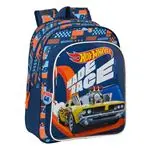 Mochila infantil Safta adaptable a carro Hot Wheels Speed Club