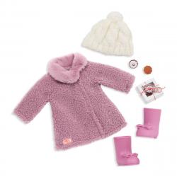 Our Generation - Outfit Deluxe Con Abrigo Y Beanie
