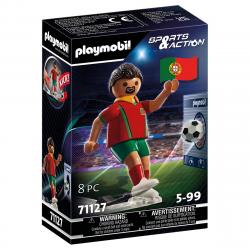 Playmobil - Figura Jugador De Fútbol Selección De Portugal Sports & Action