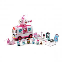 Simba - Playset Helicóptero Con Ambulancia Y Figuras Hello Kitty