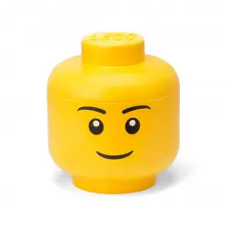 Cabeza de chico para almacenamiento LEGO grande