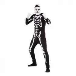 Disfraz De Esqueleto Con Capucha Para Hombre