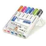 Estuche 6 marcadores STAEDTLER 351 wp6-1 Lumocolor whiteboard marker para pizarra blanca