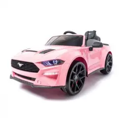 Ford Mustang 24v Con Drift Y Mp4 Rosa - Coches Eléctricos Para Niños Con Batería 24v, Tamaño Xxl Y Los Mejores Extras