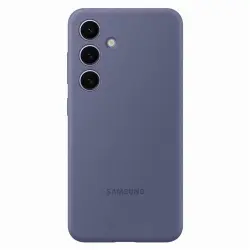 Funda de silicona Samsung violeta para Galaxy S24