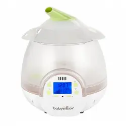 Humidificador digital verde y blanco