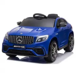 Mercedes Glc Coupé Azul - Coche Eléctrico Infantil Para Niños Batería 12v Con Mando Control Remoto