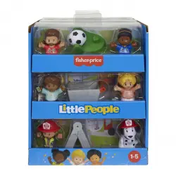 Fisher-Price - Little People Pack 2 Figuras Con Accesorio, Modelos Surtidos