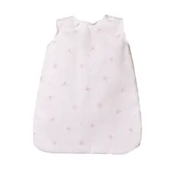 Saco de dormir bobble rosa estampado estrellas