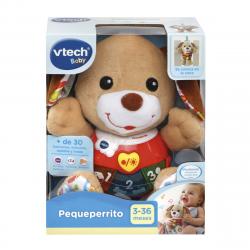 VTech - Peluche Interactivo Pequeperrito, Con Canciones, Voces Y Actividades Que Estimulan Al Bebé Baby