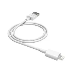 Cable Puro USB/Lightning MFI Blanco 1m