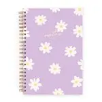 Cuaderno Charuca L Flores Lila punteado