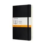 Cuaderno Moleskine Classic versión expanded raya tapa blanda negro