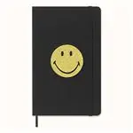 Cuaderno Moleskine L Smiley rayado negro
