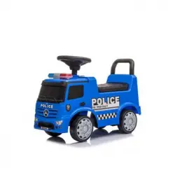 Devessport - Correpasillos Mercedes Actros - Camión De Policía - 63,5 X 29 X 27 Cm - Ideal Para Niños De 1 A 3 Años (máximo 25 Kg)