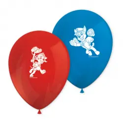 Liragram - 8 Globos Latex Patrulla Canina 27,5 Cm