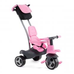 Moltó - Triciclo Urban Trike Dirección Suave + Bolsa + Ruedas De Goma Rosa Bonus Termo Bebidas