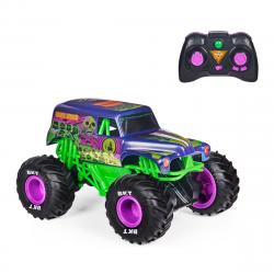 MONSTER JAM - , Grave Digger Freestyle Force Oficial, Vehículo Por Control Remoto