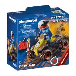 Playmobil - Quad De Offroad Con Motor De Fricción City Action