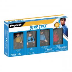 Playmobil - Set Figuras Tripulación Enterprise: Captain Kirk, Spock, Uhura, McCoy Star Trek