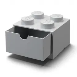 Cajón de escritorio de 4 espigas (gris)