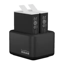 Cargador de batería dual y baterías Enduro para Gopro Hero 9/10/11 Black