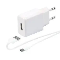 Cargador Wefix AC-249G+CC-106B USB-C Blanco