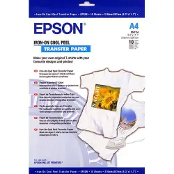Epson S041154 Papel A4 transferencia textil 10 hojas