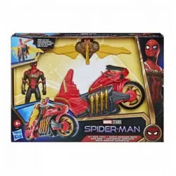 Figura De Spiderman De 15 Cm Con Moto