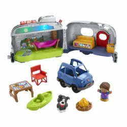 Fisher-Price Little People Coche con Caravana Bebé +1 año