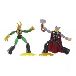 Hasbro - Bend And Flex Thor VS Loki