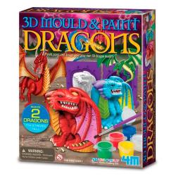 Moldea y pinta dragones en 3D