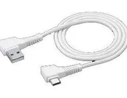 Cable en ángulo Wefix USB-C 1 m Blanco