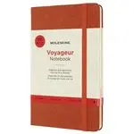 Cuaderno Moleskine Voyageur Naranja Hibisco Mediano