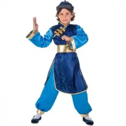 Disfraz De Chino Azul Infantil