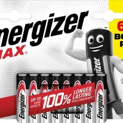 Pilas alcalinas AAA Energizer Max - 6+2 unidades