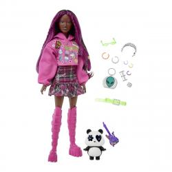 Barbie - Muñeca Con Conjunto Rosa Extra