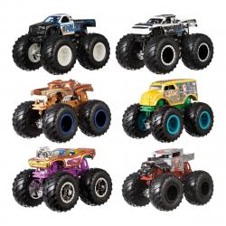 Hot Wheels - Monster Truck Coches De s Duetos De Demolición 1:64, Modelos Surtidos