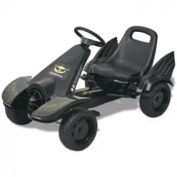 Kart Con Pedales Y Asiento Ajustable Negro