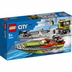 LEGO City - Transporte de la Lancha de Carreras + 5 años