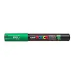 Marcador Uni Posca pintura PC-1M punta de poliéster cónica 0.7mm verde