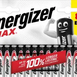 Pilas Energizer Max Alk Aaa Bp12 8+4