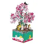 Caja de música DIY Robotime Cherry Blossom Tree