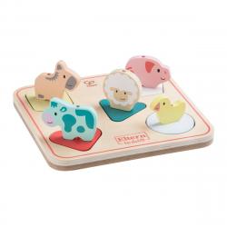 Hape - Puzzle De Sonidos Animales Tom