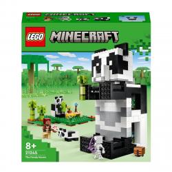 LEGO - Casa De  Para Construir El Refugio-Panda Con Animales Y Mini Figuras Minecraft
