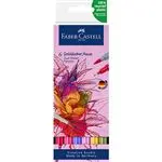 Pack 6 rotuladores Faber-Castell Goldfaber Aqua Dual Marker Flowers