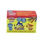 Pinturas de dedos Play-Doh 4 botes 70 ml (Jumbo)